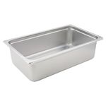 Winco SPJH-106 Stainless Steel Full Size 6" Deep Heavyweight Steam Table Pan-SPJH-106