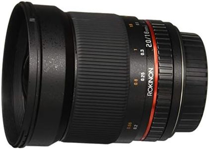 Rokinon 16M-C 16mm f/2.0 Aspherical Wide Angle Lens for Canon EF Cameras