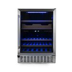 Equator Luxury Hybrid Dual Zone Gourmet Center 43 Bottles+Cans+Fine Foods 110V