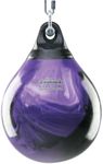 Aqua Training 190 lb. Punching Bag, 21" Water Filled Teardrop Shape for Boxers of All Skill Levels, Vinyl Construction, Ceiling Mount or Stand Compatible, UV Resistant, Purple Crush