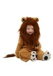 Fun Costumes Deluxe Lion Dress for Infants Baby Lion Suit - 3/6mo Brown
