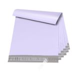 Metronic Large Poly Mailers 24x24 100 Pcs, Strong Adhensive Shipping Bags for Clothing, Waterproof Mailers Bags for Small Business, Shipping Envelopes, Tear-resistant Mailing Bags in Lilac Purple