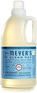 Mrs. Meyer's Clean Day Liquid Laundry Detergent, Cruelty Free and Biodegradable Laundry Soap Infused with Essential Oils, Rain Water Scent, 1800 ml Bottle (64 Loads)