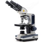 SWIFT Microscope SW350B 40X-2500X,Binocular Compound Microscope with Double Layer Mechanical Stage + Blank Slides, Cover Slips, Research-Grade for Students and Adults