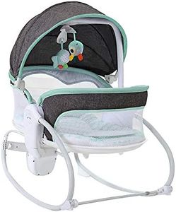 Vannetgo 3-in-1 Baby Bouncers, Can sit and Lie Down, Brilliant Bouncer,Rocking Bouncer, Soothing Vibration, 3rd Gear Adjustment, Suitable for Babies Boys/Babies Girls/Newborns Baby