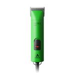 Andis 24715 Professional UltraEdge Super 2-Speed Detachable Blade Clipper – Rotary Motor with Shatter-Proof Housing, Runs Calm & Silent, 14-Inch Cord - for All Coats & Breeds - 120 Volts, Green