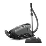 Miele Blizzard CX1 Bagless Cylinder Vacuum Cleaner with EcoTeQ Floorhead, Hygiene Lifetime Filter, Large Operating Radius, Graphite Grey