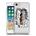 Head Case Designs Officially Licensed Friends TV Show Somebody Say Party Doodle Art Soft Gel Case Compatible With Apple iPhone 7/8 / SE 2020 & 2022