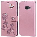 PKQTOP Phone Case for Samsung Galaxy Xcover 4/Xcover 4S with Kickstand,Card Slots,Silicone Bumper,Shockproof,Flip Wallet Leather Protective Cover for Samsung Galaxy Xcover 4/Xcover 4S(5'')