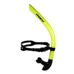 Maru Front Snorkel (Lime Green) – Technique-Boosting Swimming Snorkel for Training & Endurance – Centre-Line Design, One-Way Purge Valve & Adjustable Head Bracket - Trusted by Coaches