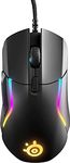 SteelSeries Rival 5 USB Gaming Mouse (FPS, MOBA, MMO, Battle Royale, 18,000 CPI TrueMove Air Optical Sensor, 9 Programmable Buttons, 85g Competitive Weight, Brilliant PrismSync RGB Lighting)