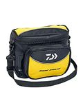 Daiwa Waist Bag - Sandstorm Sea Fishing Bag Case, Black, Modern Style, Zipper Closure, Solid Pattern