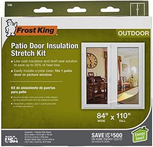 Frost King V96H Outdoor Stretch Window Kit, 84in x 110in, Clear, 84-Inch by 110-Inch