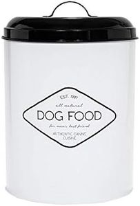 Amici Pet Buster All Natural Canister, Metal Storage Container with Handle Lid & Silicone Gasket Seal, Minimal Countertop Food Bin for Pantry, Pet Treats & Kitchen Dry Goods - 272 Oz (10.5"L x 14"H)