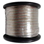 Audiopipe 10 Gauge Speaker Cable 100ft Clear