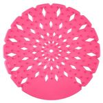 Zydiwo 6 Pack Urinal Screen Deodorizer Men's Urinal Fragrance Filter Premium Anti-Splash Urinal Screen Cakes for Restrooms Home Offices Schools (Red)