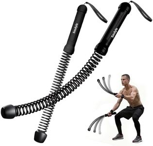 Unleash The Beast:Soulyis Cordless Battle Ropes for Home Gym - CordlessTraining Rope Fitness Equipment for Men & Women,Weighted Workout Ropes for HIT, No-Jump Full-BodyExercise,Ideal for Festival Gift (Black)