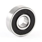 uxcell 8mm x 22mm x 7mm Sealing Rubber Deep Groove Radial Ball Bearing 608RS