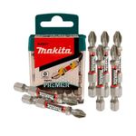 Makita E-03377 Impact Premier Double Torsion Bits PH2 50mm Pack of 10