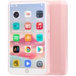 80GB MP3 Player with Bluetooth and WiFi, Oilsky 4.0" IPS Touch Screen MP3 Player with Speaker, Music Player with Spotify, Audible, Amazon Music, MP4 Android Music Player Up to 512GB (Pink)