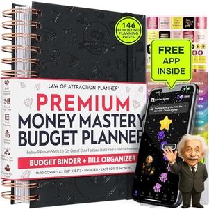 Budget Planner and Monthly Bill Organizer + Cash Envelope Buget Sytem | Finance Planner, Bill Payment Tracker & Money Saving with Productivity App | Money Mindset for Attracting Financial Abundance