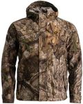 SCENTBLOCKER Drencher Men's Lightweight Breathable Waterproof Camo Rain Jacket, Rt Apx, XX-Large