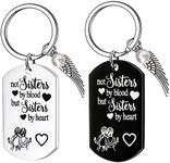 Soul Sister Bff Gifts for Women - Best Friend Birthday Gift for Women Friendship Not Sisters by Blood But Sisters by Heart Keychain Sisters Gifts from Sister