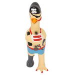 PENO Rubber Chicken Chicken Toys Squeaky Chicken Funny Dog Toys Rubber Chicken Dog Toy,Squeaky Chicken Dog Toys,Pirate Chicken Hand Painted Safe Funny Bite Resistant Squeaky Dog Toys for Dogs