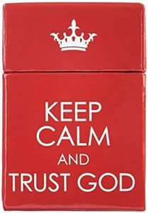 Keep Calm & Trust God, Inspirational Scripture Cards to Keep or Share (Boxes of Blessings)