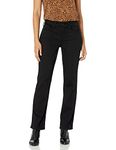 NYDJ Petite Marilyn Straight Jeans, Black, 10 Petite