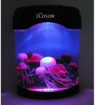 iCosow LED Artificial Jellyfish Aquarium Lighting Fish Tank Night Light lamp