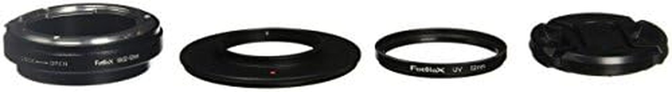 Fotodiox 72mm Macro Reverse Ring Filter Kit Compatible with 72mm Filter Thread Lenses to Nikon F-Mount Cameras - with UV Filter, Mechanical Aperture Control Adapter, and Cap