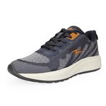 ATHCO Men's Crysta Grey Running Shoes_08 UK (ATHST-45)