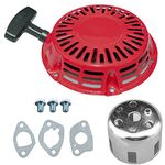 Ruma Recoil Starter Kit with Flange Cup for Honda GX120 GX160 GX200 Harbor Freight Predator 212 173 Engine Go Kart Champion 163cc 196cc 208cc Engine Power Equipment