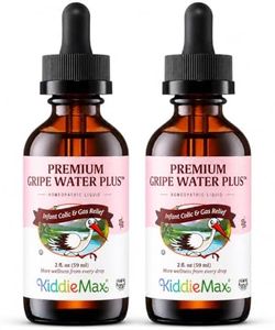 Maxi Health Homeopathic Gripe Water for Baby's - Infant Colic, Hiccup, Gas Relief | Premium Herbal Fast Acting Drops (Unflavored 59 mL (Pack of 2))