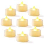 Homemory 24 Pack Warm White Battery Led Tea Lights, Flameless Flickering Tealight Candle, Dia 1.4Â?? Electric Fake Candle For Votive, Wedding, Party, Table, Dining Room, Gift