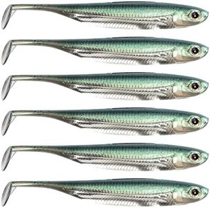 Dr.Fish Paddle Tail Swimbaits, Soft Plastic Baits for Bass Fishing, Freshwater Soft Fishing Lures Swim Shad Bait Minnow Lures Drop Shot Baits Plastic Crappie Baits, 3-1/8 Inches Watermelon