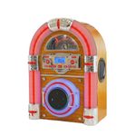 Steepletone Jive Rock Sixty Light Wood Jukebox