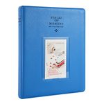 CAIUL 128 Pockets Mini Photo Album for Fujifilm Instax Mini 7s 8 8+ 9 25 26 50s 70 90 Film, Polaroid PIC-300 Z2300 Film (Cobalt Blue)