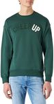 UNITED COLORS OF BENETTON. Men's Long-Sleeved Sweatshirt with Crew Neck, Green Bottle 169, X-Small