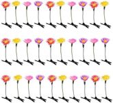 30 Pcs Bean Sprout Hair Clips Mixed Style Plant Hairpins Plant Hair Clip Little Grass Barrette Sunflower Headwear Hair Accessories for Women Girl School Home Party Christmas