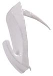 Hillman 122391 Small Wall Biter Picture Hangers White Finish 40lbs Package of 4