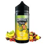 Doozy Seriously Vape E Liquid Juice Disposable Vape Fruity Eliquid Juice Nice Vape Liquid 0MG 100ml Shortfill No Nicotine Free Vape Vape Pens Shisha Flavour (Tropical Twist)