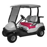 Classic Accessories Fabric Fairway Golf Cart Seat Blanket/Cover, Perfect Pink