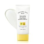 The Face Shop Naturalsun Eco Super Perfect Unisex Sun Cream | Sunscreen with SPF 50+ PA +++ | Protection from UVA and UVB rays, blue light & digital devices | Suitable for all skin types 45ml