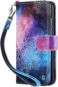 ULAK Cover Compatibile con iPhone 6s Portafoglio Antiurto, iPhone 6 Custodia Libro in Pelle con Design Chiusura Magnetica 360 Gradi Protettiva Flip Cover per Apple iPhone 6/6S 4.7 Pollici,Mandala