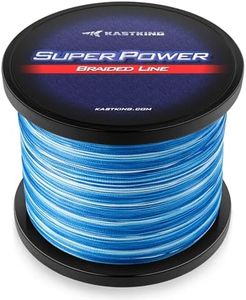 KastKing Superpower Braided Fishing Line, Blue Camo, 80LB, 1097 Yds