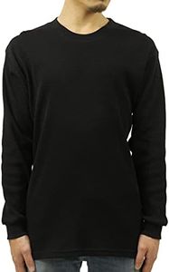 Pro Club Men's Heavyweight Cotton Long Sleeve Thermal Top 3X-Large Black