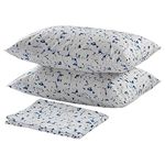 Ikea ANGLATARAR Flat Sheet and 2 Pillowcase, White, 240x260/50x80 cm (94x102/20x32)