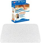 Non Slip Shower Mat, Mold Free Bath Mat with Water Drains - Comfort and Stability for Shower, Tub, Bathroom, by The pool, wet indoor-outdoor areas (37x67cm, White)